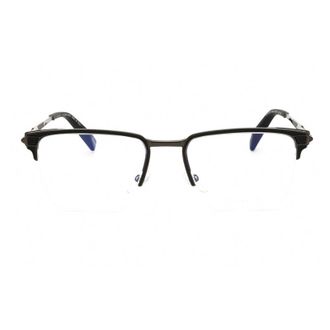 Chopard VCHL20V0K56 Rectangle Semi Rim Metal Eyeglasses - Gray