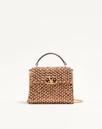 Valentino Garavani Valentino Garavani Vsling Embroidered Mini Handbag Wo
