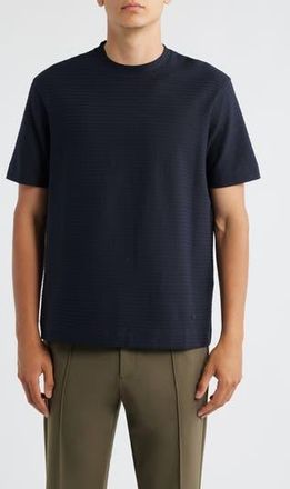 Emporio Armani Tonal Box Cotton T-Shirt in Navy at Nordstrom Rack, Size Xxx-Large