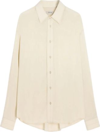 Christophe Lemaire Camicia con dettaglio a pieghe - Toni neutri