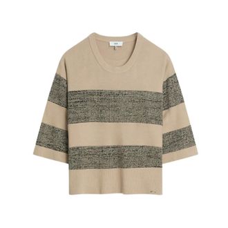 Cinque Cinque, Dames, Truien, Beige, Maat: M