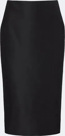 Gucci Silk faille pencil skirt