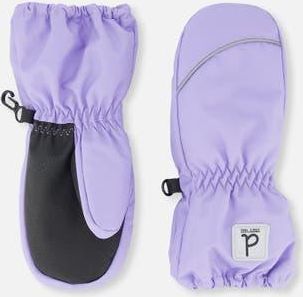 Deux par Deux Girl Play Waterproof Grip Rubberized Winter Mittens in Violet at Nordstrom, Size 12-24M