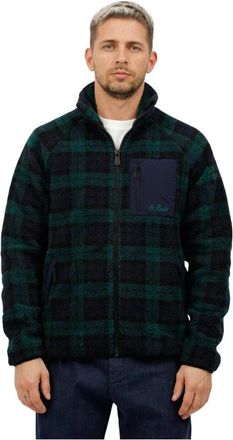 MC2 Saint Barth Geruite Teddy Jas - Heren - Zomerjassen - Groen - XL - Jassen