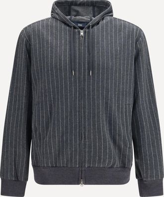 Herno Hooded Sweatshirt with zip Male S