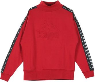 Kappa Sweatshirts - Heren - Sweatshirts - Rood - L - Hoodies & sweatvesten
