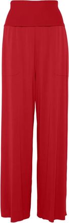 Eres Pantaloni Dao a gamba ampia - Rosso