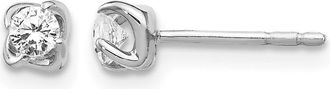 Diamond2Deal 14k Gold 1/5 Ct Lab Grown Diamond Stud Earrings