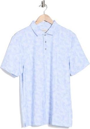 Bugatchi Victor OoohCotton Short Sleeve Polo in Air Blue at Nordstrom Rack, Size Xxx-Large
