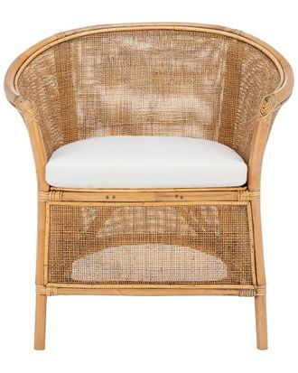 Safavieh Jessica Rattan Accent Chair W/ Cushion