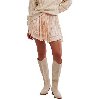 Free People Third Charm Miniskirt in Blush at Nordstrom Rack, Size Medium