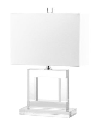 Safavieh Town 20.5In Square Crystal Lamp