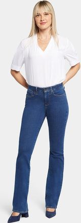NYDJ Barbara Bootcut Jeans Medium Blue Premium Denim (Petite)