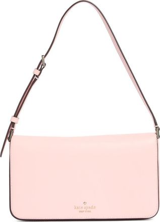 Kate Spade New York staci saffiano leather shoulder bag in Peony Blossom at Nordstrom Rack