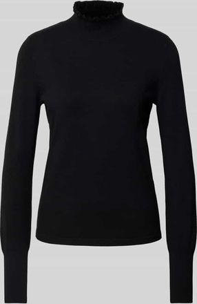 OPUS Strickpullover aus Viskose-Mix Modell Polluna in Black, Größe 34