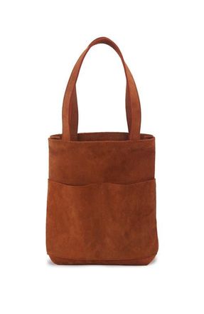 Ezra Arthur Brooklyn Nubuck Suede Leather Tote Bag in Sedona at Nordstrom, Size Medium