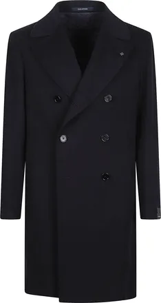Tagliatore Bruce Double-Breasted Wool-Cashmere Coat