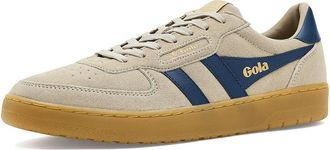 Gola Hawk Suede 86 Mens Snow Shoes Bone/Navy/Gum : 10.5 D - Medium, Leather/Suede/Synthetic