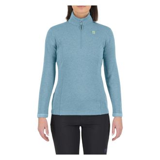 Karpos Turtlenecks, female, Blue, Size: L Half Zip Pizzocco Jacket