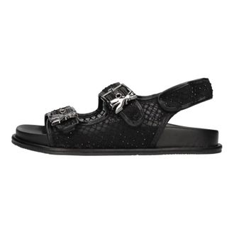 Patrizia Pepe Rete Stras Sandal - - Shoes - Donna - Nero - 38 EU