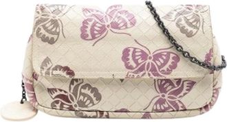 Bottega Veneta Pre-owned Cross Body Bags, female, Multicolor, Size: ONE SIZE Pre-owned Printed Leather Crossbody Bag