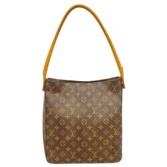 Louis Vuitton Pre-owned Shoulder Bags, female, Brown, Size: ONE SIZE Pre-owned Looping GM Shoulder Bag
