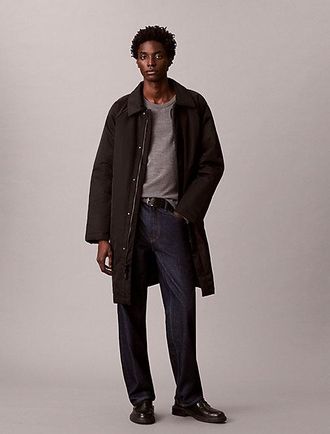 Calvin Klein Abrigo tres cuartos holgado con relleno