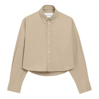 Ami Camisa de Algod&oacute;n - Blouses & Shirts - Mujer - Verde - M