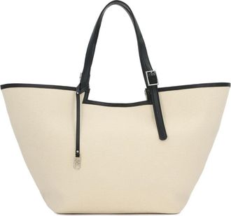 Kazar Grote Shopper Tas met Uitneembaar Etui - Dames - Shoppers - Beige - ONE Size - Leer - Tassen