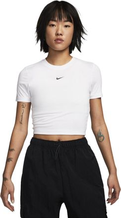 Nike (WMNS) Nike Sportswear Essential Slim-Fit Crop T-Shirt White FB2874-100