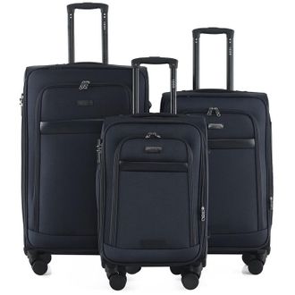 Izod Noah 3-Piece Lightweight Expandable Softside Luggage Set
