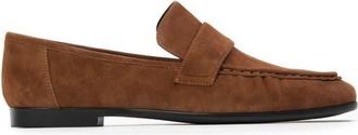 Black Suede Studio Arrow Loafer in Tobacco Suede at Nordstrom, Size 35