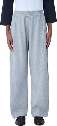 Ganni Isoli Track Pants - Dames - Sweatpants - Grijs - S - Katoen - Broeken