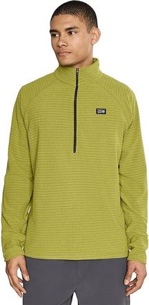 Mountain Hardwear Summit Gridtm 1/2 Zip Mens Clothing Bright Fatigue : 2XL, Polyester
