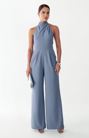 BWLDR Alma Jumpsuit in Steel Blue at Nordstrom, Size 10
