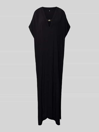 HUGO BOSS Loose Fit Kaftan aus reiner Viskose Modell DOUBLE B_KAFTAN in Black, Größe XL