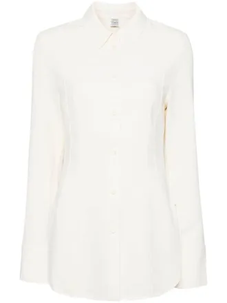 Toteme Camicia con colletto classico - Toni neutri
