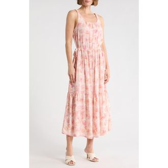 Splendid Sutton Floral Sleeveless Maxi Dress in Tulip Print at Nordstrom Rack, Size X-Small