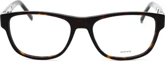 Tommy Hilfiger TH1872 Rectangular Plastic Frame Eyeglasses - Brown
