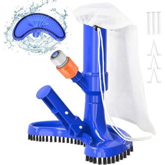OEM Aspiradora Para Piscinas, Aspiradora De Mano Mejorada Con Cepillo Y Bolsa, Para Piscinas Elevadas, Accesorios De Limpieza Para Spas, Estanques, Piscin