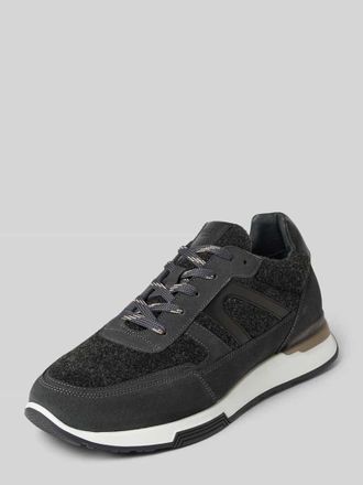 Digel Sneaker aus Leder-Textil-Mix Modell Swift in Mittelgrau, Größe 44