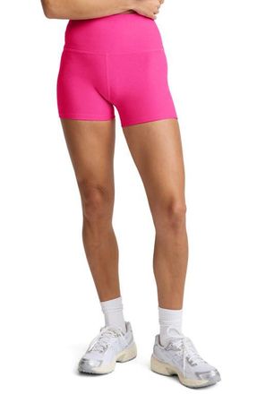 Beyond Yoga All for Run Bike Shorts in Pink Glow Heather at Nordstrom, Size X-Large