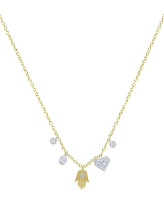 Meira T 14K 0.14 Ct. Tw. Diamond Necklace