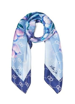 Foulard Donna Firmati Scontati Stola LIU JO Jacquard Con Cuori Art