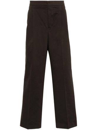 Ami loose-cut tailored trousers - Brown