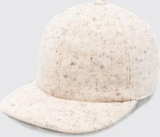 Fabiana Filippi Cappello da baseball in misto lana con fantasia astratta