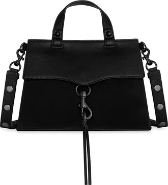Rebecca Minkoff Keith Small Satchel Bag in Black at Nordstrom Rack
