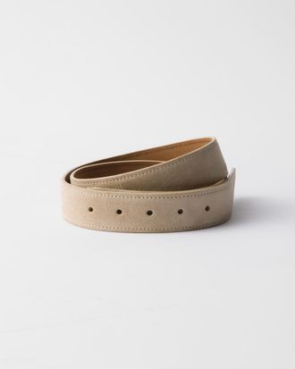 Prada Suede belt strap