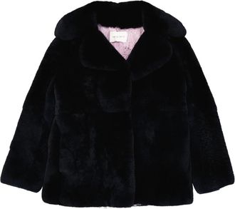 Alberta Ferretti Friday Rabbit Fur Jacket - Dames - Jassen - Blauw - S - Jassen