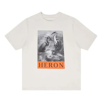 Heron Preston FW22 NF Heron BW T-shir White Black HMAA032C99JER0030110